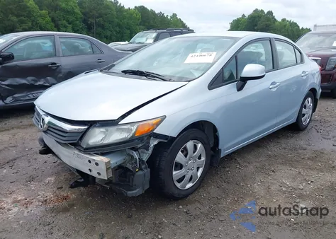 2012 Honda Civic Lx from USA, damaged, VIN 2HGFB2F50CH593119